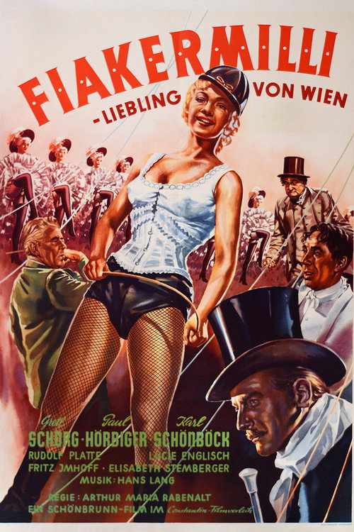 Movie poster for Die Fiakermilli (1953)