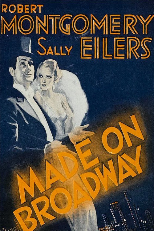 Movie poster for Made on Broadway (1933)