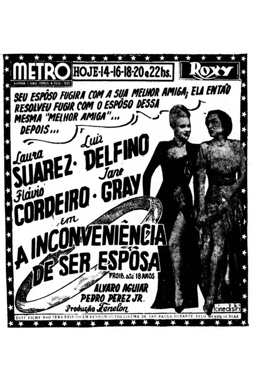 Movie poster for A Inconveniência de Ser Esposa (1950)