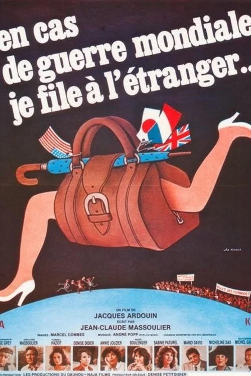 Movie poster for En cas de guerre mondiale, je file à l'étranger (1983)