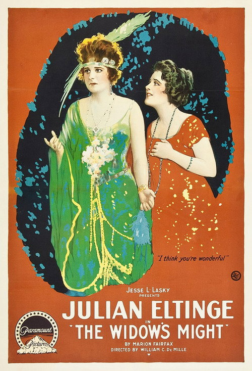 Movie poster for The Widow's Might (1918)