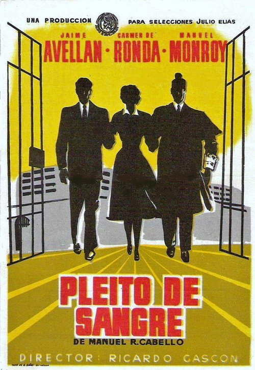 Movie poster for Pleito de sangre (1956)