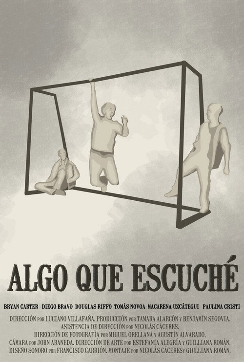 Movie poster for Algo que escuché (2024)