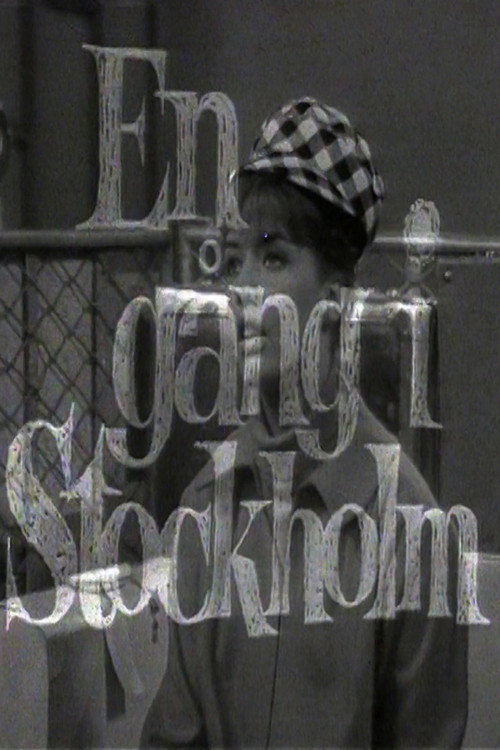 Movie poster for En gång i Stockholm (1963)