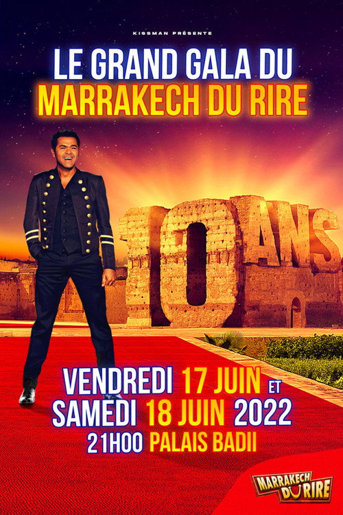 Movie poster for Jamel et ses amis au Marrakech du rire 2022 : 10 ans (2022)