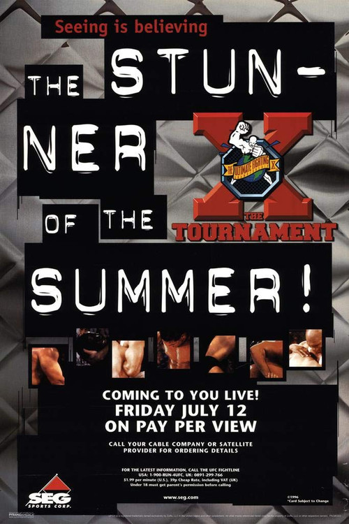 Movie poster for UFC 10: The Tournament (1996)