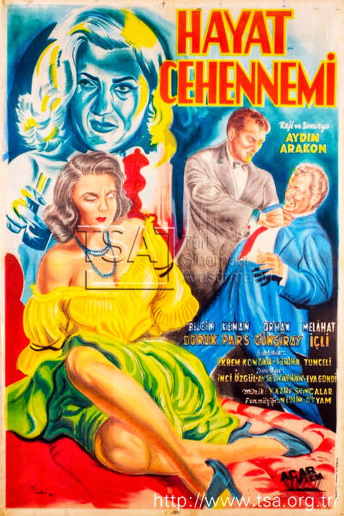 Movie poster for Hayat Cehennemi (1958)