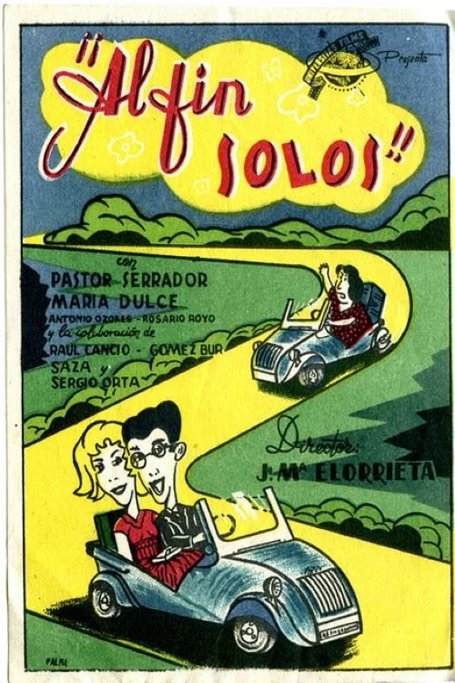Movie poster for Finally Alone (1955)