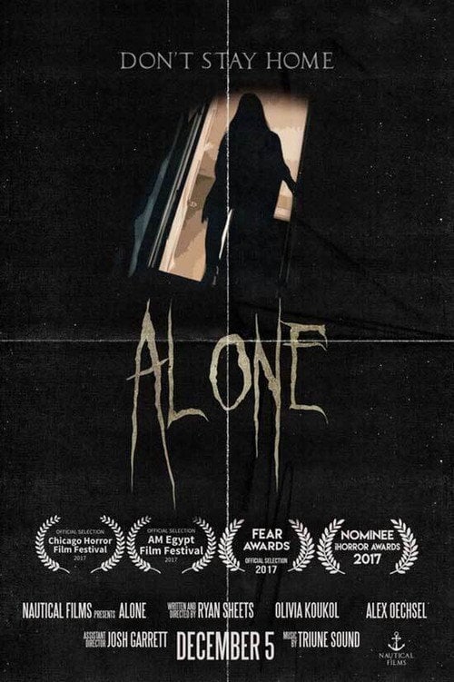 Movie poster for Alone (2016)