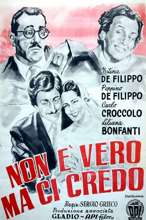 Movie poster for Non è vero... ma ci credo! (1952)