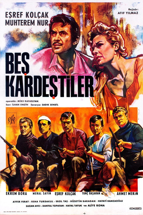 Movie poster for Beş Kardeştiler (1962)
