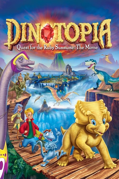 Movie poster for Dinotopia: Quest for the Ruby Sunstone (2005)