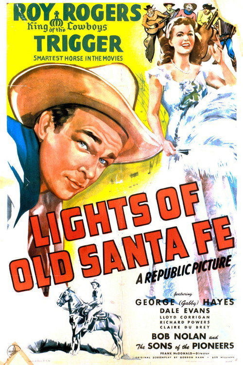 Movie poster for Lights of Old Santa Fe (1944)