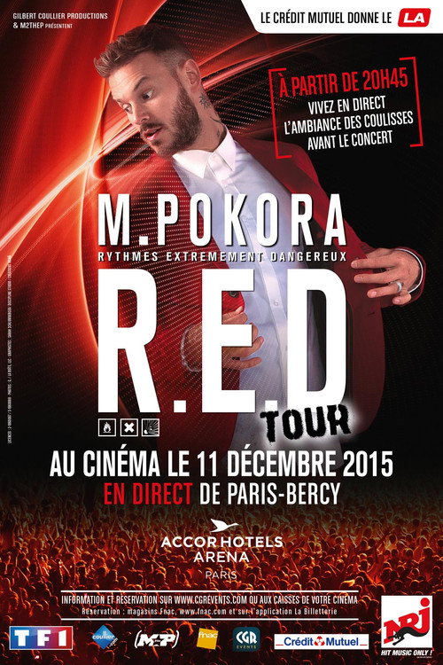 Movie poster for M Pokora -  Red Tour (2015)