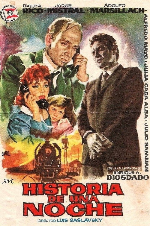 Movie poster for Historia de una noche (1962)