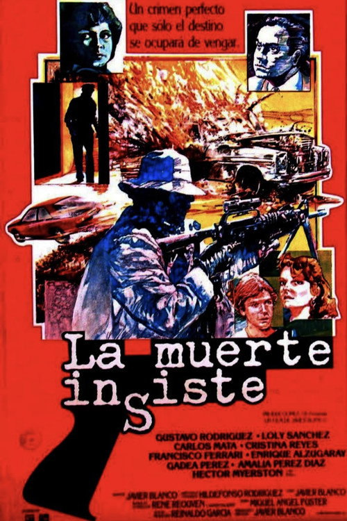 Movie poster for La muerte insiste (1984)