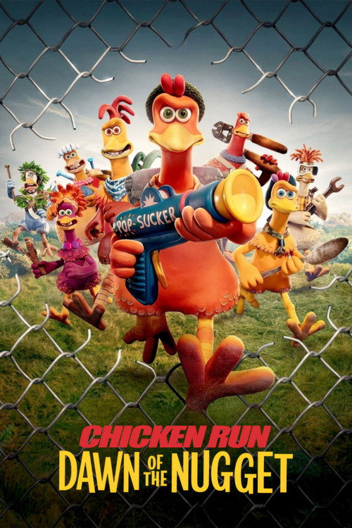 Movie poster for Chicken Run: Dawn of the Nugget (2023)