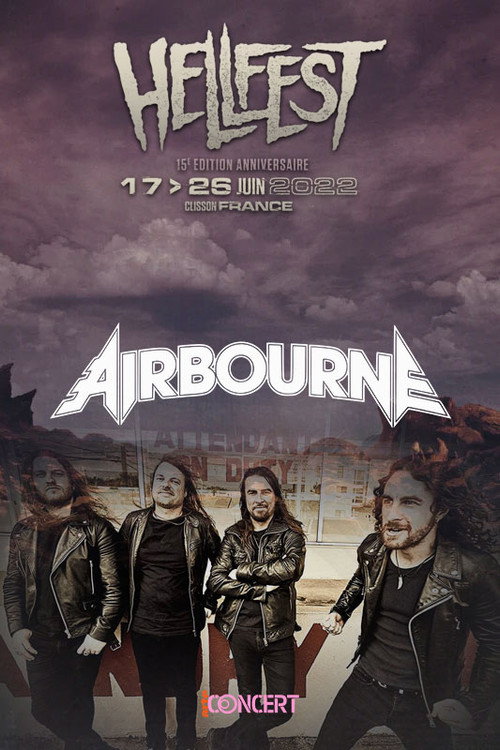 Movie poster for Airbourne : Au hellfest 2022 (2022)