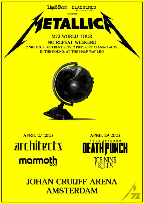 Movie poster for Metallica: M72 World Tour Live in Amsterdam - Night 2 (2023)