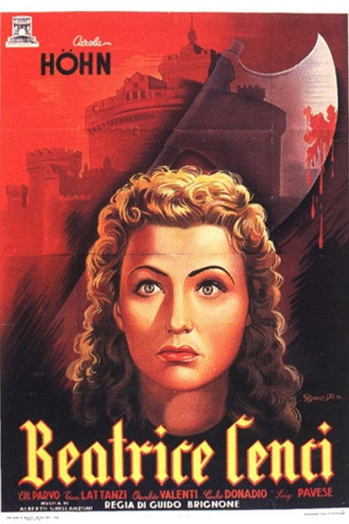 Movie poster for Beatrice Cenci (1941)