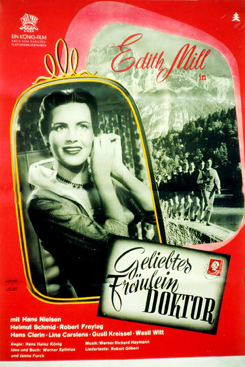 Movie poster for Geliebtes Fräulein Doktor (1954)