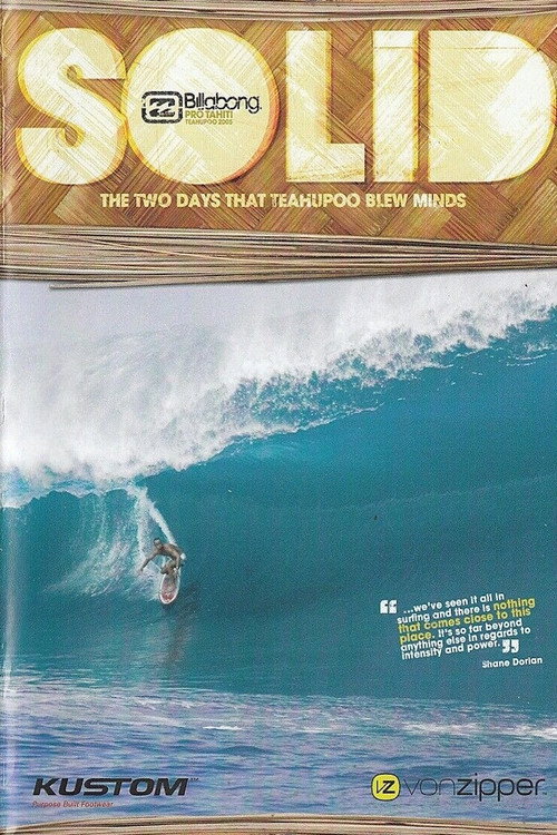 Movie poster for Solid: The Two Days That Teahupoo Blew Minds