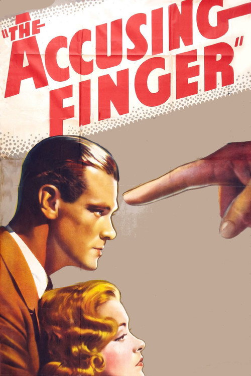 Movie poster for The Accusing Finger (1936)