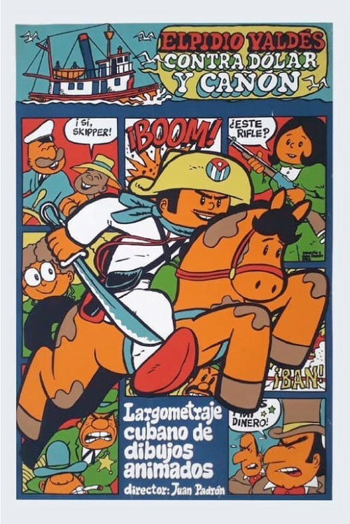 Movie poster for Elpidio Valdés contra Dólar y Cañón (1983)