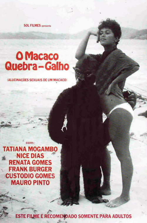 Movie poster for Alucinações sexuais de um macaco (1986)