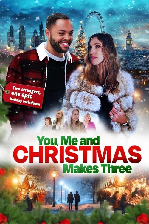 Movie poster for You, Me and Christmas Makes Three (2024)