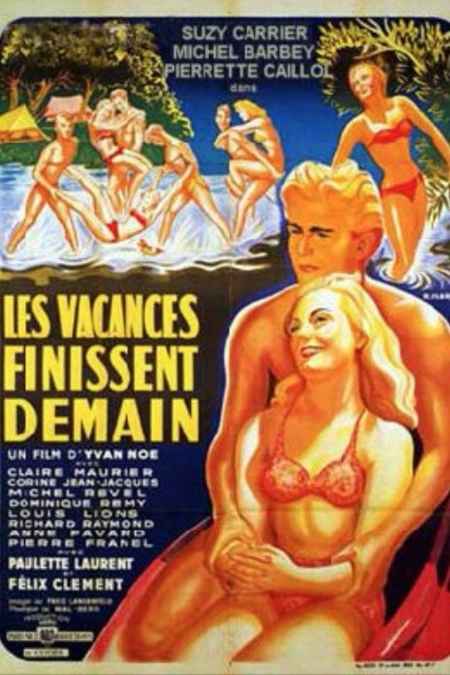 Movie poster for Les vacances finissent demain (1953)