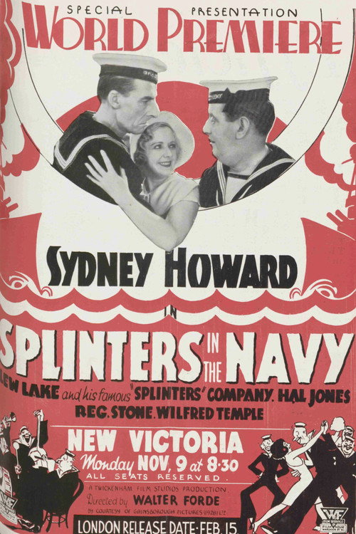 Movie poster for Splinters in the Navy (1931)