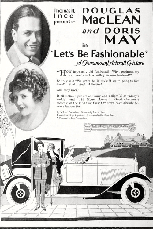 Movie poster for Let's Be Fashionable (1920)