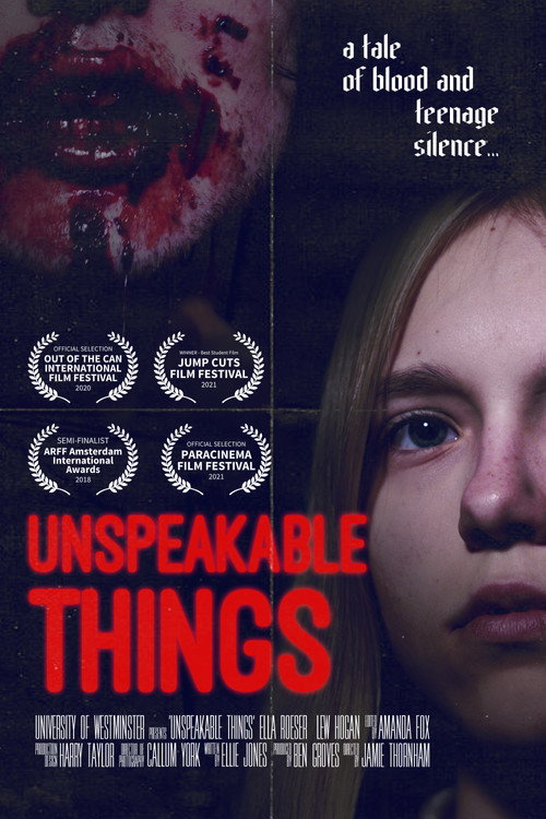 Movie poster for Unspeakable Things (2021)