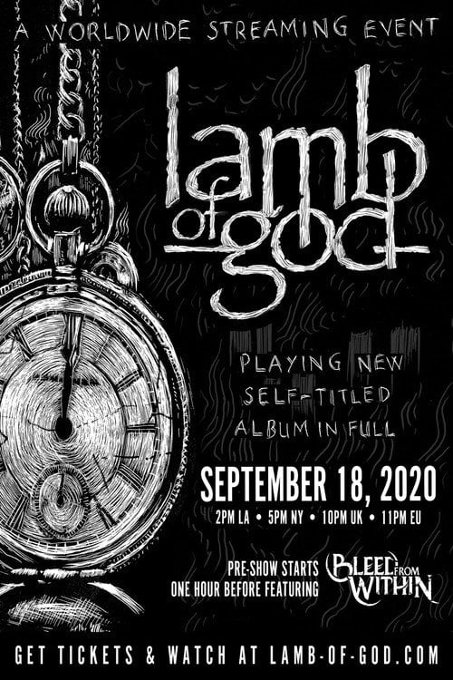 Movie poster for Lamb of God - Self Titled Live Stream (2020)