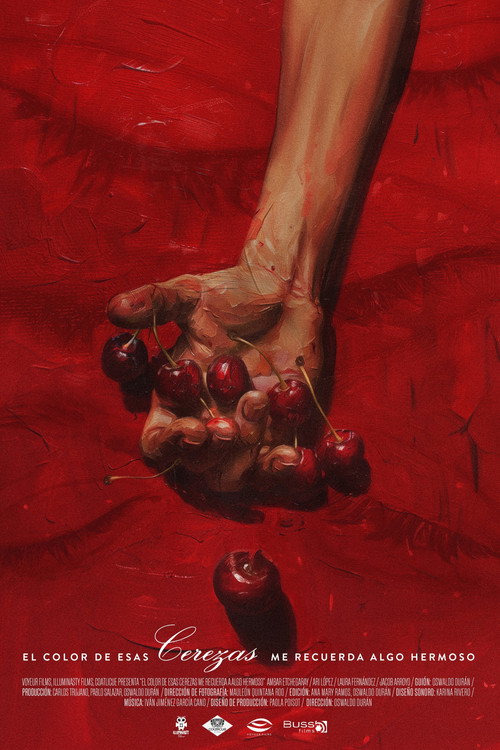 El color de esas cerezas me recuerdan algo hermoso poster