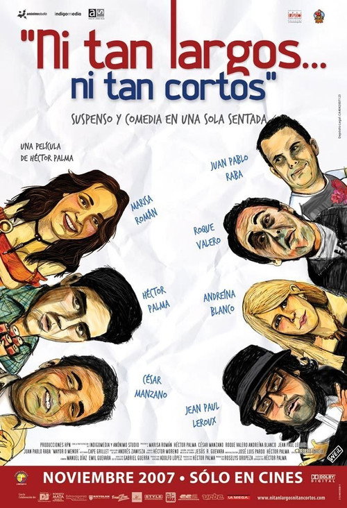 Movie poster for Ni tan largos... ni tan cortos (2009)
