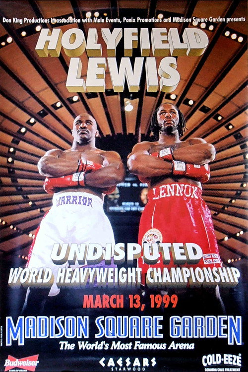 Movie poster for Evander Holyfield vs. Lennox Lewis I (1999)