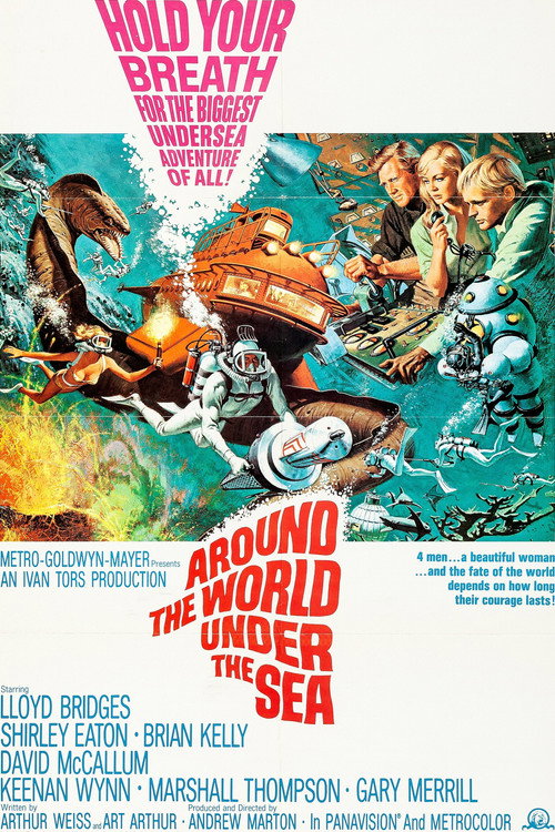 Movie poster for Around the World Under the Sea (1965)