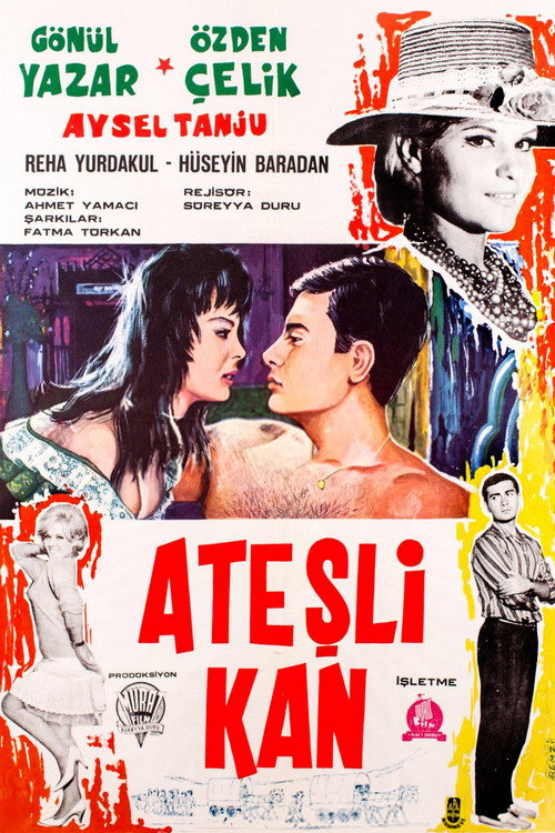 Movie poster for Ateşli Kan (1962)