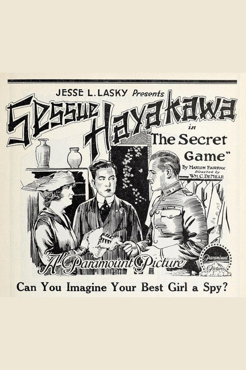 Movie poster for The Secret Game (1917)