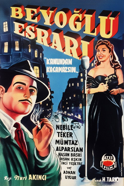 Movie poster for Beyoğlu Esrarı (1952)