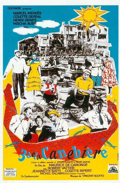 Movie poster for Three of the Canebière (1955)