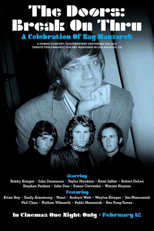 Movie poster for The Doors: Break on Thru - A Celebration of Ray Manzarek (2020)