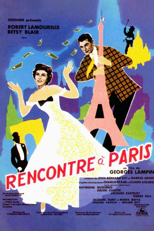 Movie poster for Meeting in Paris (1956)