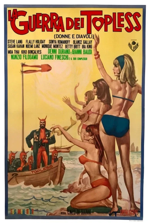 Movie poster for La guerra dei topless - Donne e diavoli (1964)