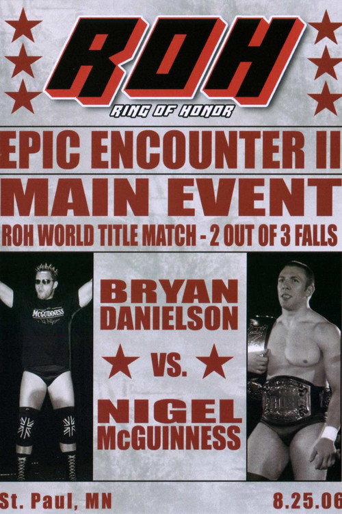 Movie poster for ROH: Epic Encounter II (2006)