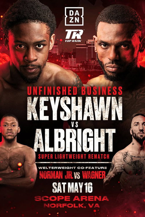 Movie poster for Keyshawn Davis vs. Nahir Albright II (2026)
