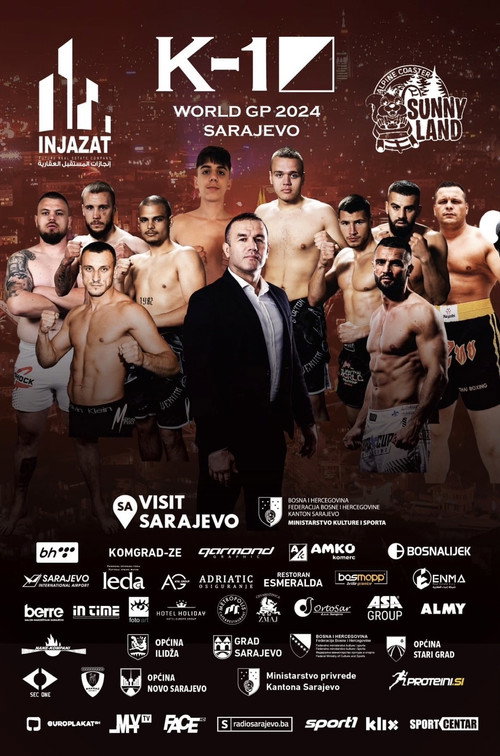Movie poster for K-1 WORLD GP 2024 in Sarajevo (2024)
