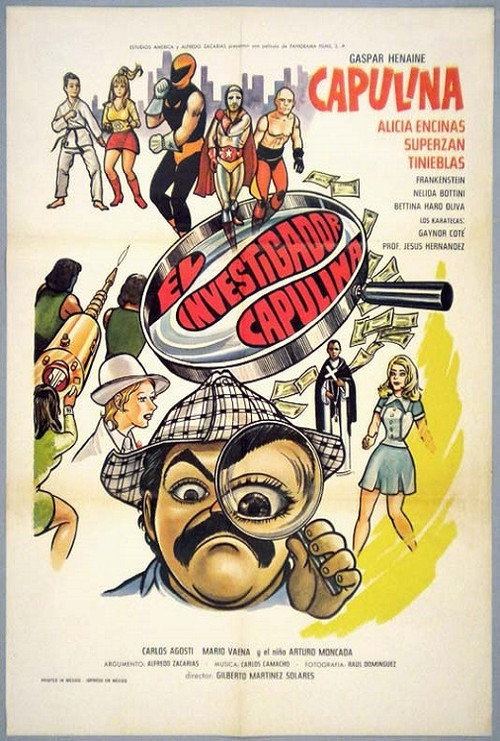 Movie poster for El Investigador Capulina (1975)